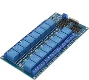 16-Channel 5V Relay Module Optocoupler Protection Microcontroller Module Control Board for Home Automation