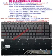 US no-backlit Keyboard for Dell Inspiron 15-3501 3502 3505 P90F P85F 5505 5591