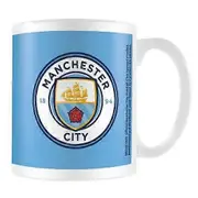 Manchester City FC Crest Mug White/Blue 12cm x 10.5cm x 8.7cm