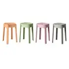 Round Stool, Dining Table Stool, Lightweight Household High Stool, Dressing