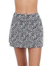 Profile by Gottex Printed Pull on Swim Skirt Cover Up