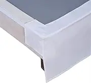Bed Valance Skirt, Valance Bed Skirt Black White Double Single Queen Super King Size 120/140/180CM Bedding Base Valance Sheet Frill Valance Sheet Easy Care
