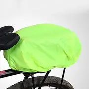 Bike Cover Waterproof, Ultralight Foldable Raincoat for Backpack, Bike Rack Bag, Outdoor Activities Fluorescent Green