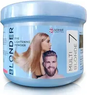 Tavcha Blonder Hair Lightening Powder | Up to 9 Level Lifts, Dust Free, Golden Hair Powder