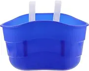 LAPYAPPE 1Pc Plastic Hanging Bike Basket Durable Handlebar Storage for Scooters and Bicycles Blue Design Easy Tool Installation for Boys