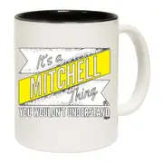 Mitchell V2 Surname Thing Mug Cup