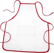 Healvian Apron with Pockets Comfortable Childrens Chef Apron for Cooking Baking and Painting Machine Washable Bib Design for Ages
