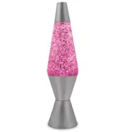 Pink Retro Glitter Lava Lamp