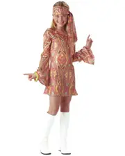 Disco Dolly Retro 70s Girls Costume