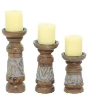 Set of 3 Decorative Candle Holders