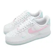 Nike Wmns Air Force 1 07 AF1 White Pink Foam Glacier Blue Women Shoes IH0640-161