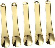 5 Pack of Makeup Spatulas Mini Beauty Scoops for Cream Application Eye Face Skin Care Practical Shareable