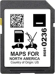 Latest 2023 86810236 Maps Navigation Card for Cadili Chevry Map Card North America GPS Memory Card