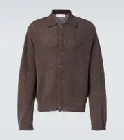 [Our Legacy] Our Legacy Evening Polo alpaca-blend cardigan AU 99 brown