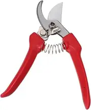 iplusmile Portable Garden Pruning Shears Durable Gardening Scissors for Trimming Fruit Trees Hedges Bouquets Easy to Use Red Handheld Shears