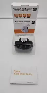WiFi Extender Signal Booster Up Wireless Internet Repeater Black New