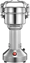 100G Electric Grain Mill Grinder Spice Grinder Vertical Type Pulverizer Mill Stainless Steel Flour Powder Machine 25000 R/Min Herb Grain Grinder for Kitchen Spice Pepper Coffee Corn