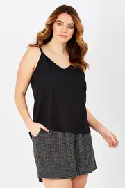 Belle Small Check Shorts--BLB-169