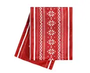 C357 Christmas Snowflake Pattern Table Runner Creative Table Decoration Tablecloth Placemat Interior Decoration Supplies