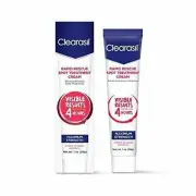 Clearasil Rapid Rescue Acne Spot Treatment Cream Max Strength 1 oz (Pack of 3)