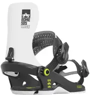 Rome Trace Snowboard Bindings Mens M/L Black/White (US 7.5 - 10) New 2025