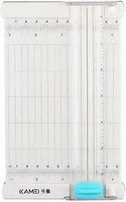Paper Trimmer Guillotine Cutter 6 Inch (152mm) Cut Length Desktop Paper Cutting with Security Cutter Head Side Ruler for Craft Paper Photos Cards Scrapbooking Office Home Supplies