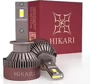 HIKARI 2025 Darkenex H1 LED Fog light, 30000LM Pure White 6000K LED Bulbs, Plug & Play IP68 Waterproof Pack of 2, Foglight