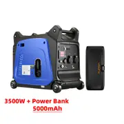 GENTRAX GTX3500 Inverter Generator 3.5kW Max 3.2kW Rated + VoltX 5000mAh Power Bank