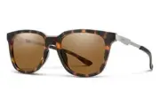 Smith Roam Classic Sunglasses in Matte Tortoise Gold & ChromaPop Polarized Brown