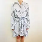 Steele Size L 14 Pale Blue Andrea Shirt Dress Australian Designer NWT