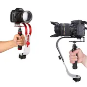 Handheld Camera Video Stabiliser for DSLR Cameras Canon Nikon Sony Camera Camcorder DV SLR Camera Stabiliser Red