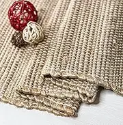 Chardin home Eco-Friendly Natural Jute/Hemp Hand Braided Table Runner, Size: 13”x72”