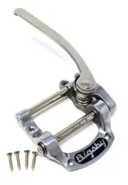 ® B5 Vibrato Tailpiece, String-Thru, Polished Aluminum