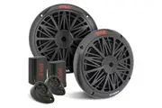 65 inch Marine Component Speakers 200 Watt, Black (Pair)