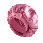 Silk Sleep Bonnets for Women, 1PC Adjustable Satin Night Sleeping Cap Soft