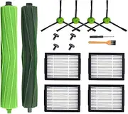 Accessories Kit for iRobot Roomba Combo 10 Max, Combo j9+,Combo j7+/Plus Robot Vacuum Cleaner, 1 Rubber Brush 4 Filters 4 Side Brushes 1 Cleaning Tools 1 Screwdriver