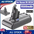 9500mAh Sony Battery For Dyson V6 Animal DC58 DC59 DC61 DC62 DC72 SV03 SV09 SV04