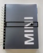 MINI COOPER AUTOMOTIVE A5 SPIRAL NOTEBOOK WITH CASING