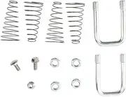 Gooseneck Ball Hitch kit 1900-2-1600 Safety Chain U-Bolt Kit for B&W Hitches Gooseneck Turnoverball，Trailer u Bolt kit（U-Bolts,Lock Nuts,Springs,Carriage Bolt, Cap Screw, Flange nut）