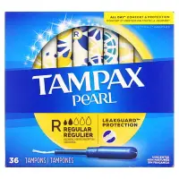 在飛比找iHerb優惠-[iHerb] Tampax Pearl，普通，無香型，36