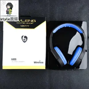 【台灣熱賣】OVLENG/奧蘭格 跨境爆款MX777音樂無線藍牙耳機插卡耳機