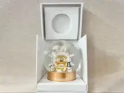 Chanel Snow Globe Novelty Christmas Holiday COCO Mark Gold 2024 11 x 10 cm New