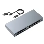 6-IN-1 Multi USB 3.2 Gen2 10Gbps CFexpress Type B/CF/MS/XD/SD/TF Card Reader New