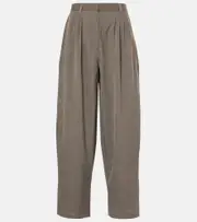[CO] CO Wool-blend barrel-leg pants AU 16 brown
