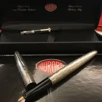 在飛比找蝦皮購物優惠-義大利🇮🇹 Aurora 98 方格紋 925純銀14 K 