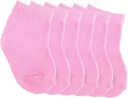 MOLUCKFU 3 Pairs Doll Socks Doll Clothes Sock Dolls Newborn Dolls Stocking Cabbage Patch Dolls Boy Doll Costume Doll Clothes Accessories Cloth Diapers Doll House Pink