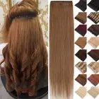 Thick One Piece 100% Real Clip in Remy Human Hair Extensions 3/4 Half Full Head