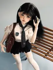 1/4 Resin BJD Doll SD Face Make Up + Eyes Nude Body Pretty Girl Woman Gifts Toys