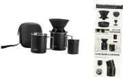 Portable Pour Over Coffee Maker Set with 7oz Coffee Container, Collapsible