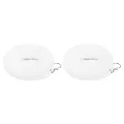 2Pcs 16.4ft Nylon Windproof Non-Slip Portable Clothesline Washing Line, White